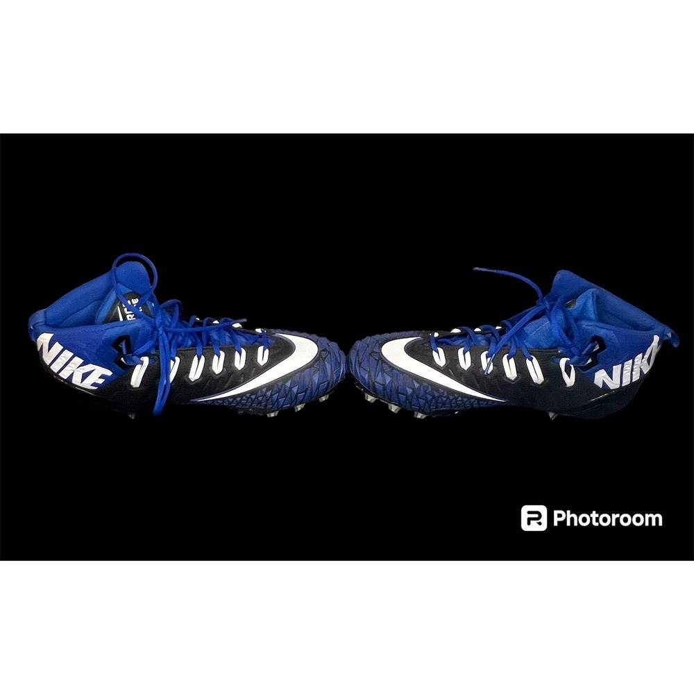 Nike Force Savage Men's Football Cleat Blue/Black without Box Size 16 - Picture 5 of 8